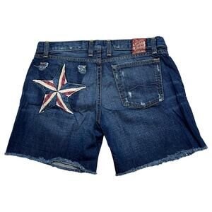 Lucky Brand Women’s Cutt‎ Off Patriotic Americana Denim Shorts - size 6/28